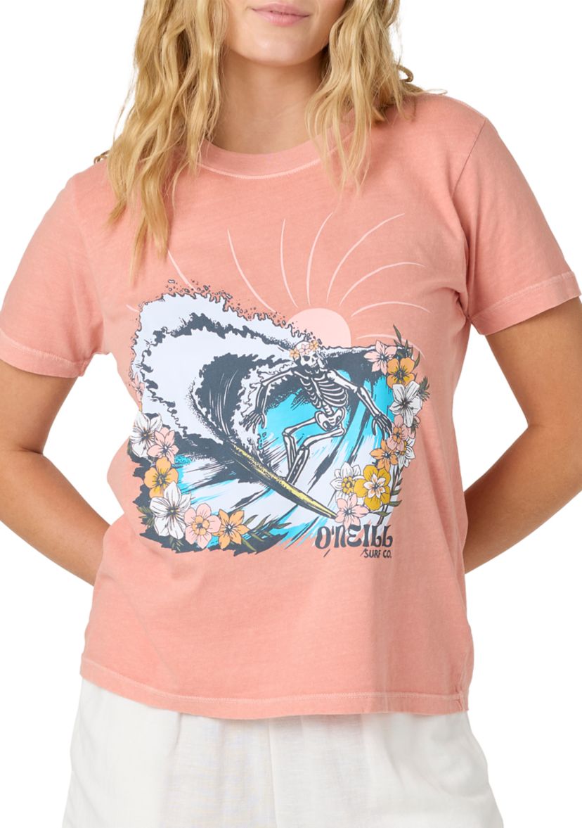 Womens Saltwater Surfer Graphic T-Shirt