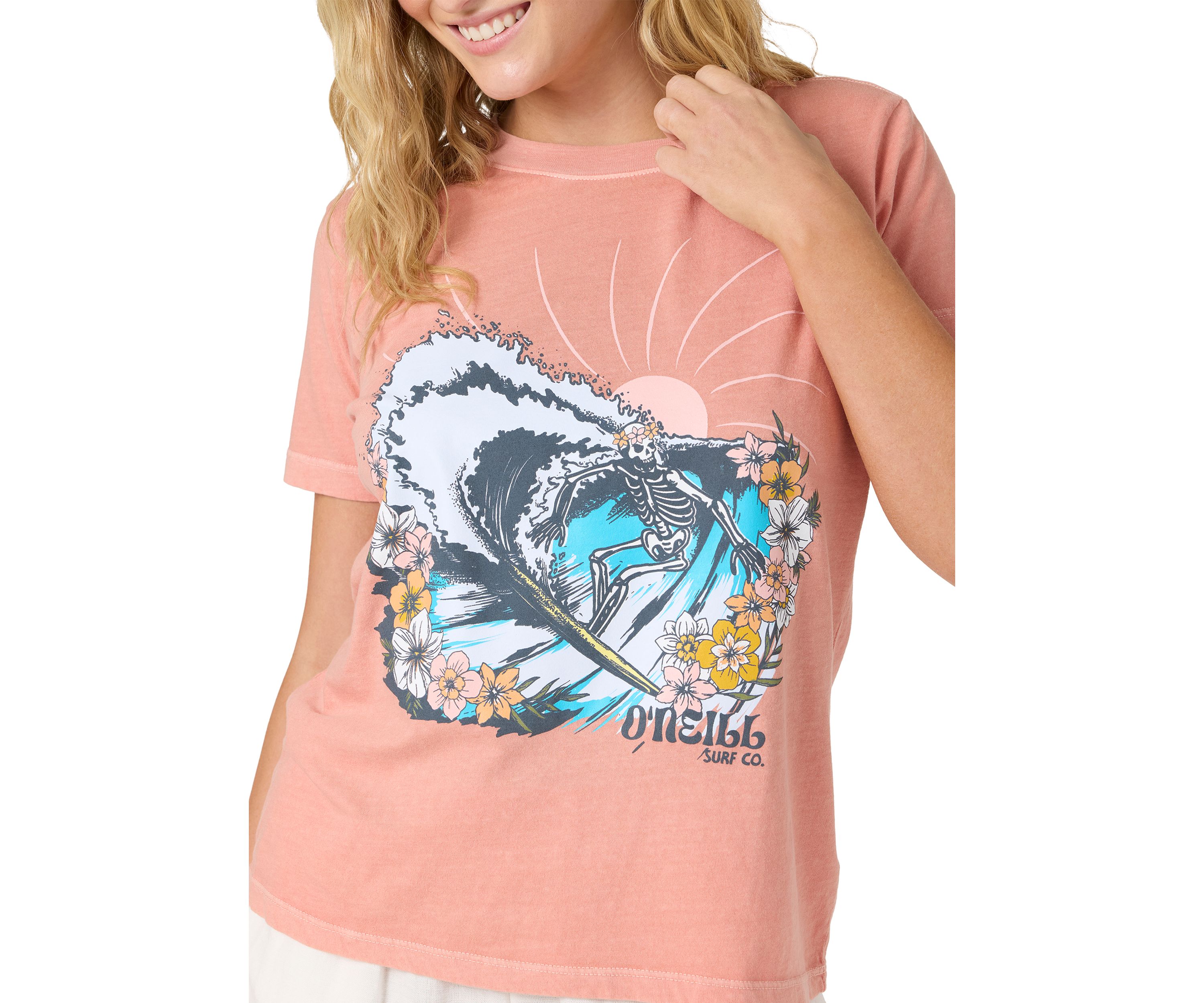 Womens Saltwater Surfer Graphic T-Shirt