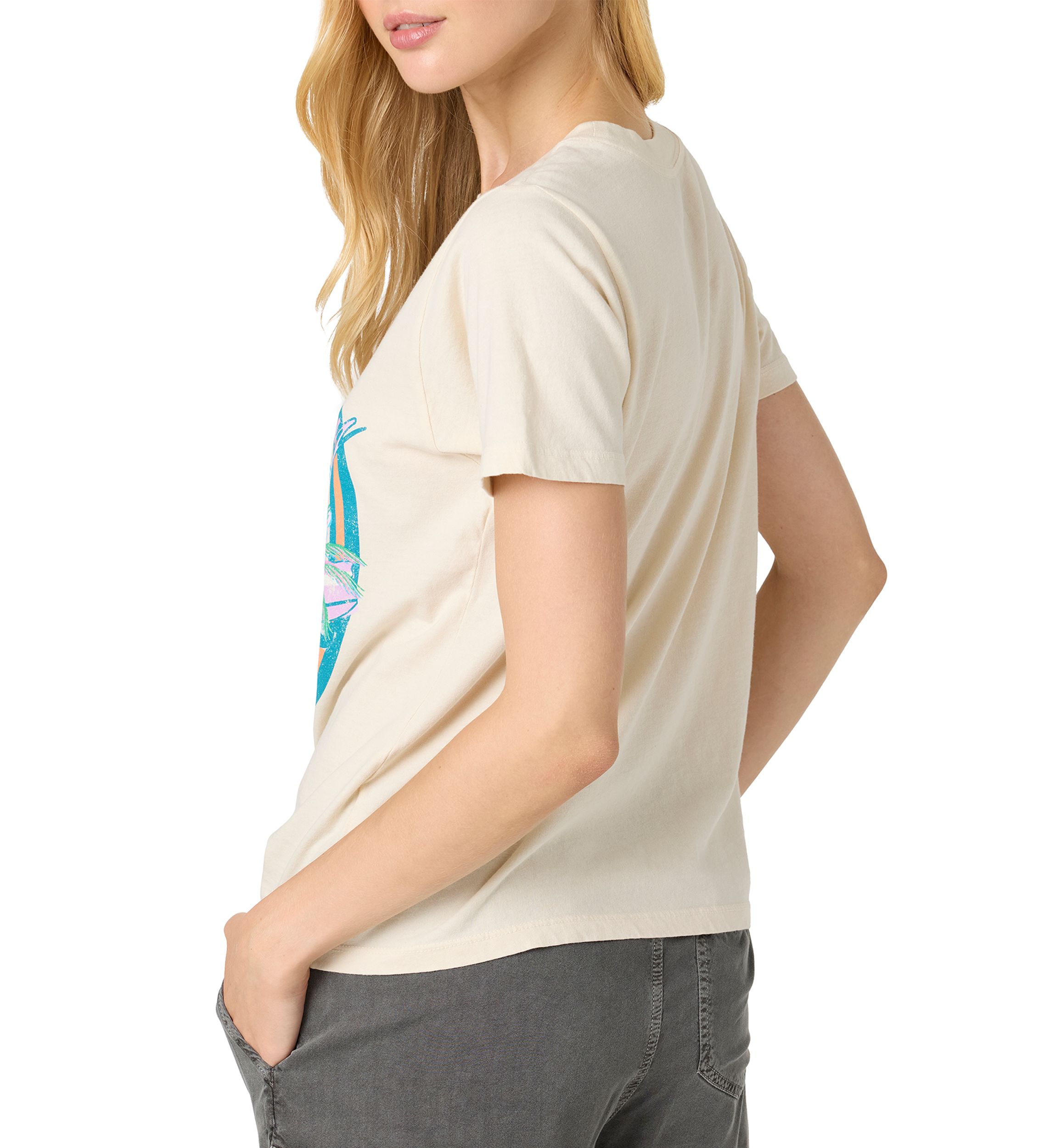 Womens Tropical Getaway Graphic T-Shirt