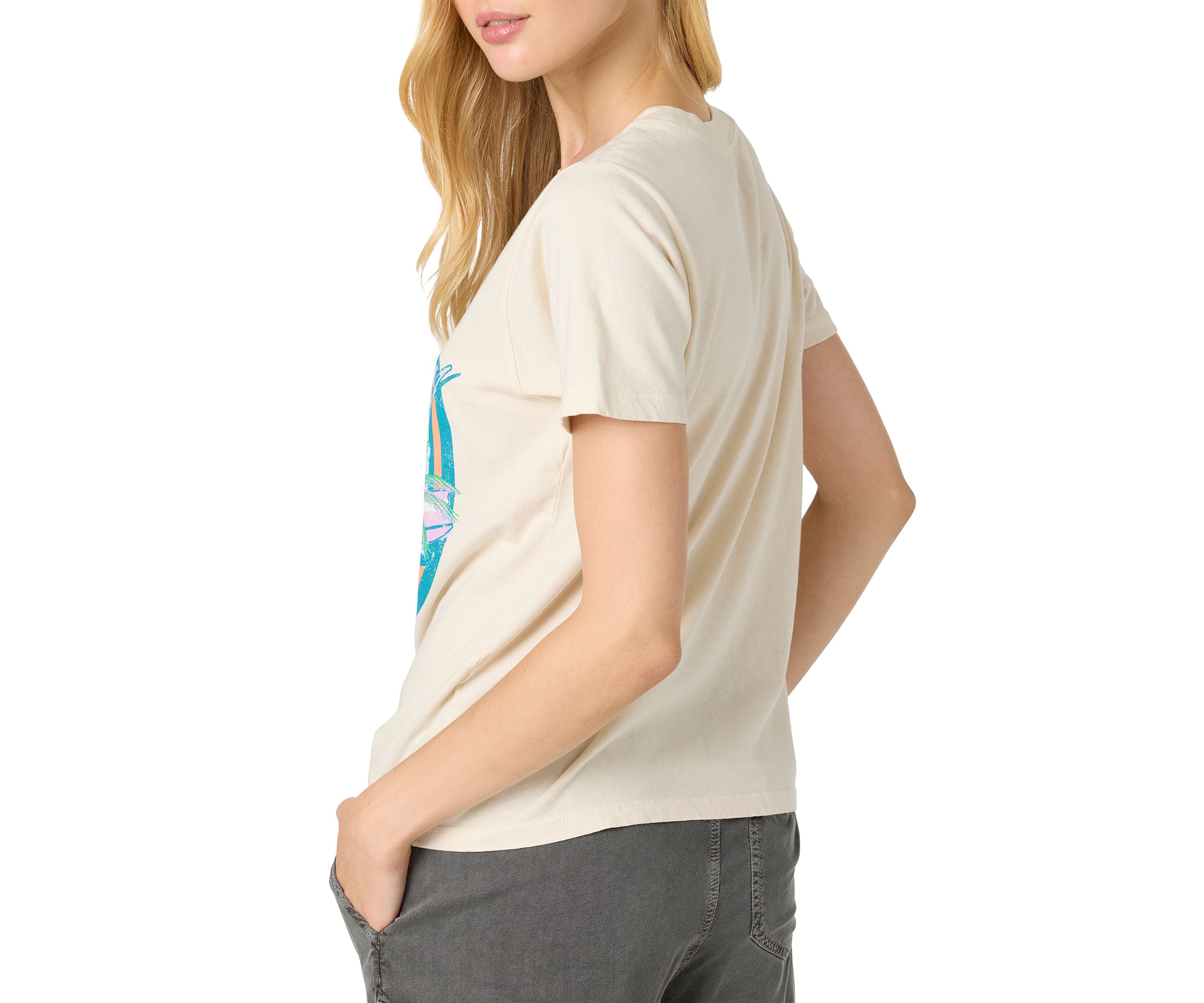 Womens Tropical Getaway Graphic T-Shirt