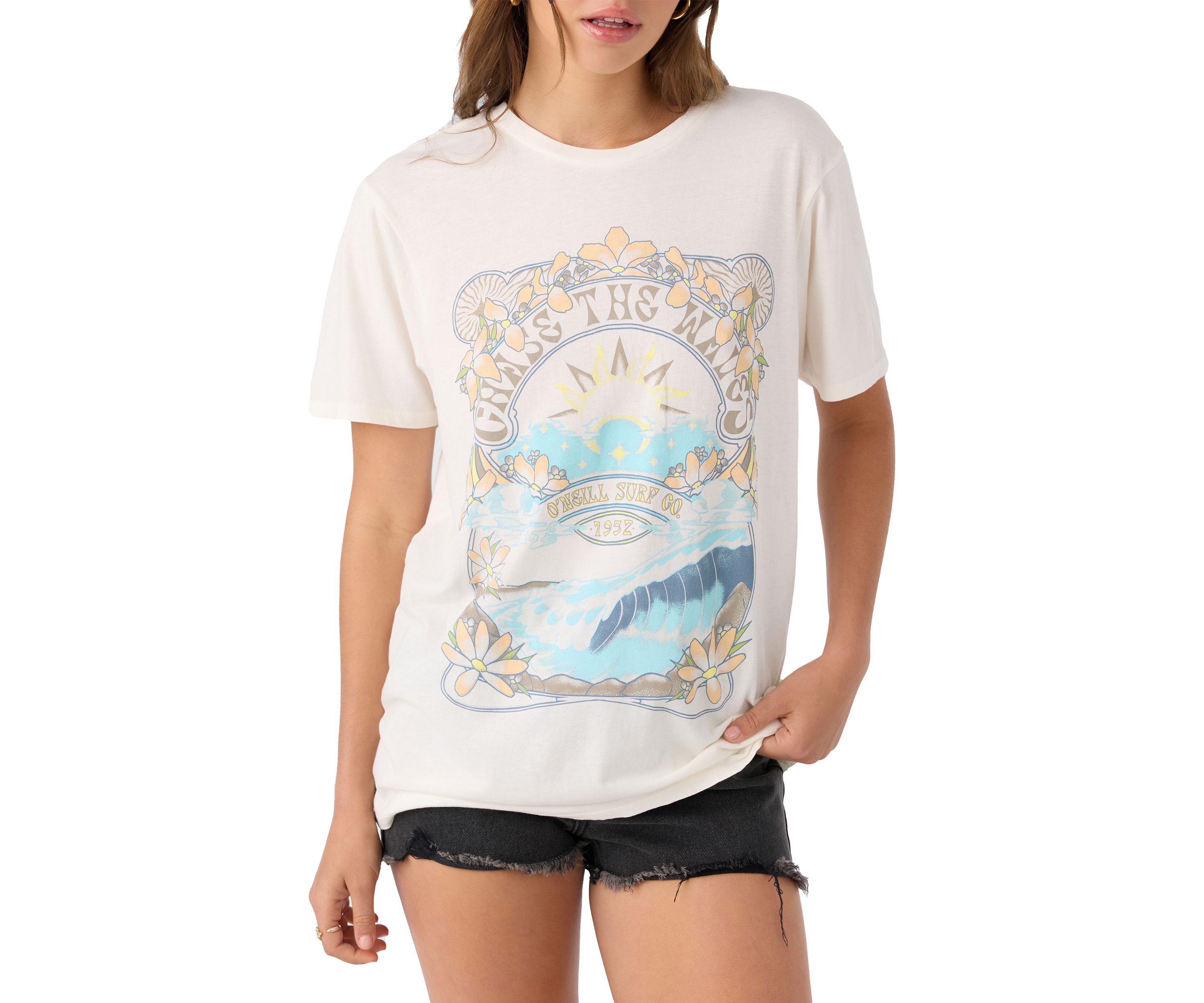 Womens Chase the Waves Graphic T-Shirt