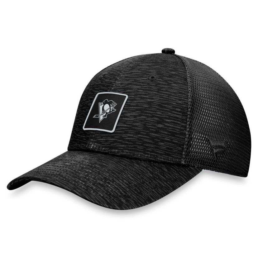 NHL Fanatics Pittsburgh Penguins Authentic Pro Road Trucker Adjustable Hat