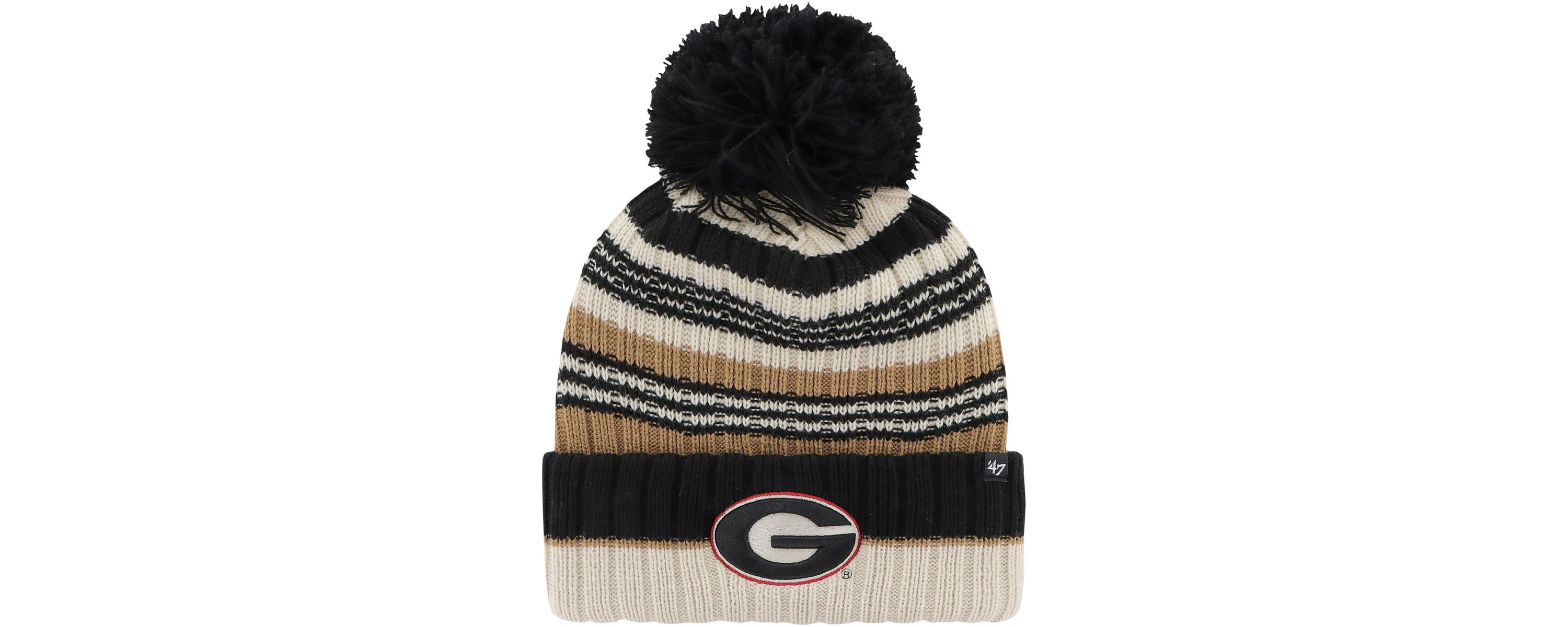 NCAA Georgia Bulldogs Barista Cuffed Knit Hat with Pom