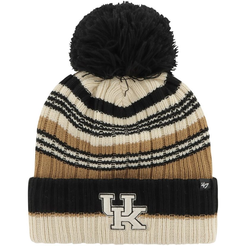 NCAA Kentucky Wildcats Barista Cuffed Knit Hat with Pom