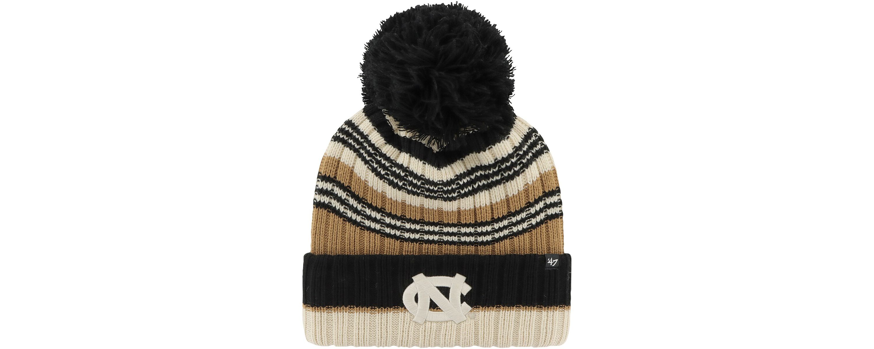 NCAA North Carolina Tar Heels Barista Cuffed Knit Hat with Pom