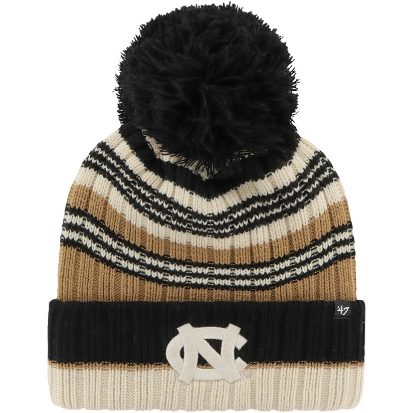 NCAA North Carolina Tar Heels Barista Cuffed Knit Hat with Pom