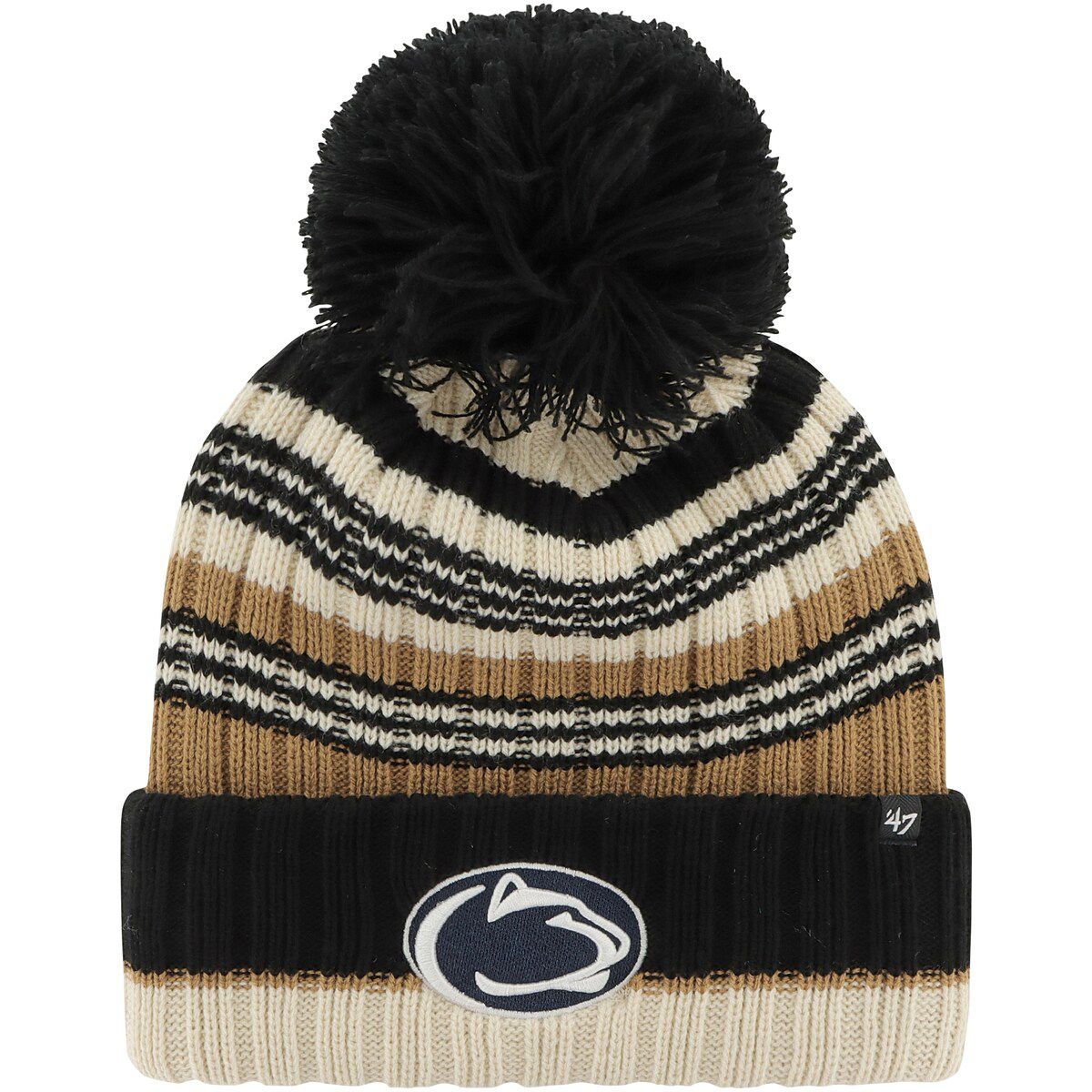 NCAA Penn State Nittany Lions Barista Cuffed Knit Hat with Pom
