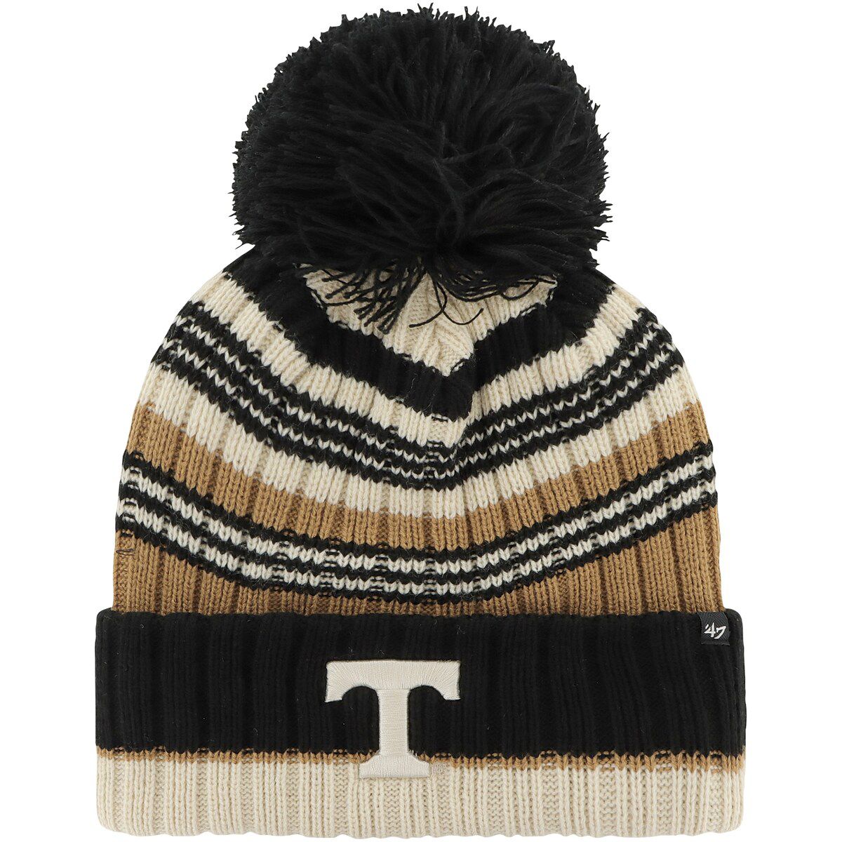 NCAA Tennessee Volunteers Barista Cuffed Knit Hat with Pom
