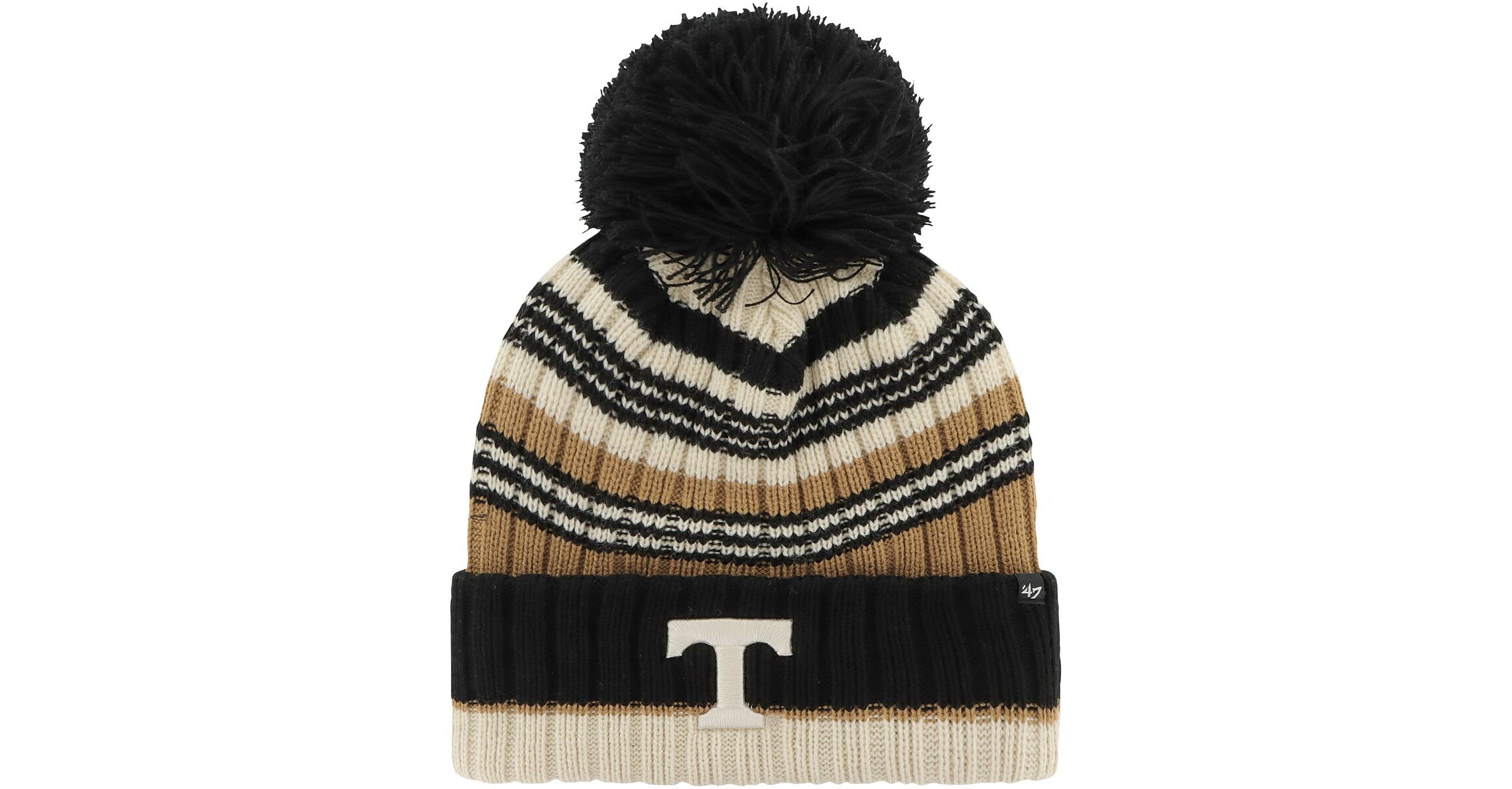 NCAA Tennessee Volunteers Barista Cuffed Knit Hat with Pom