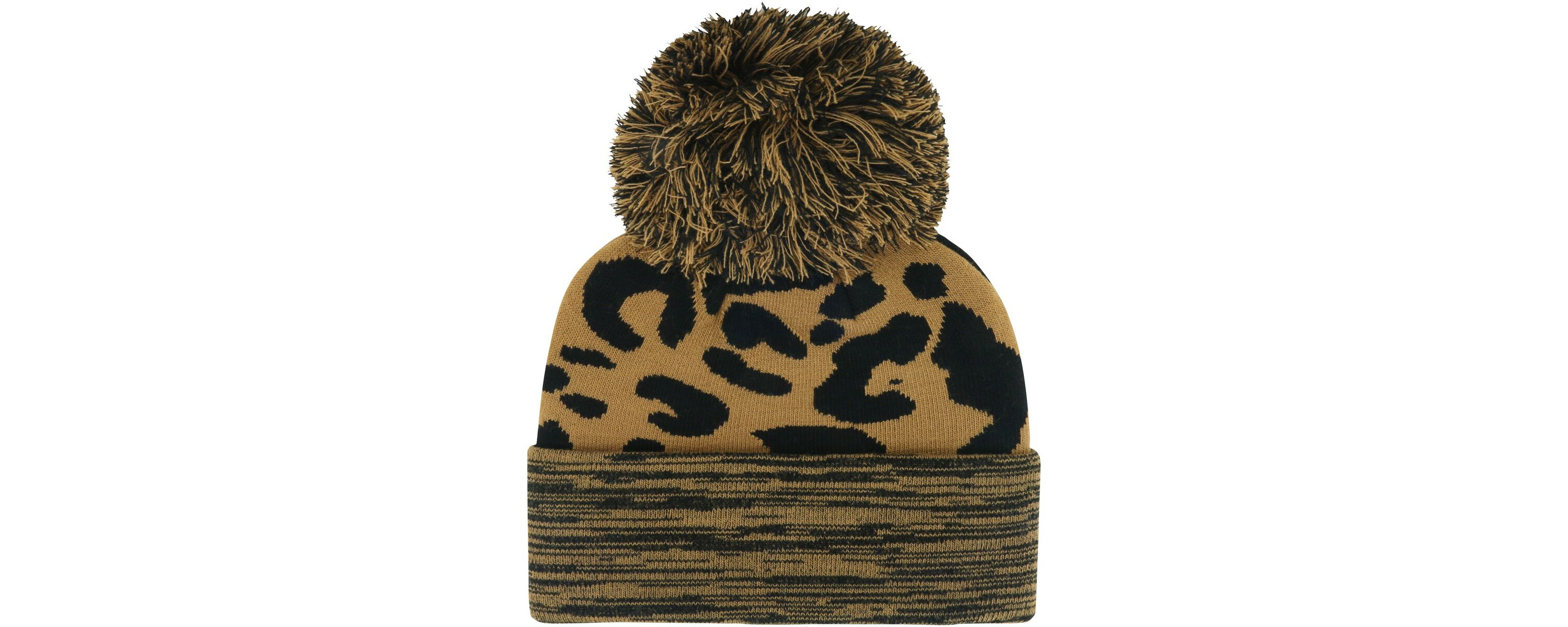 NCAA Ohio State Buckeyes Rosette Cuffed Knit Hat with Pom