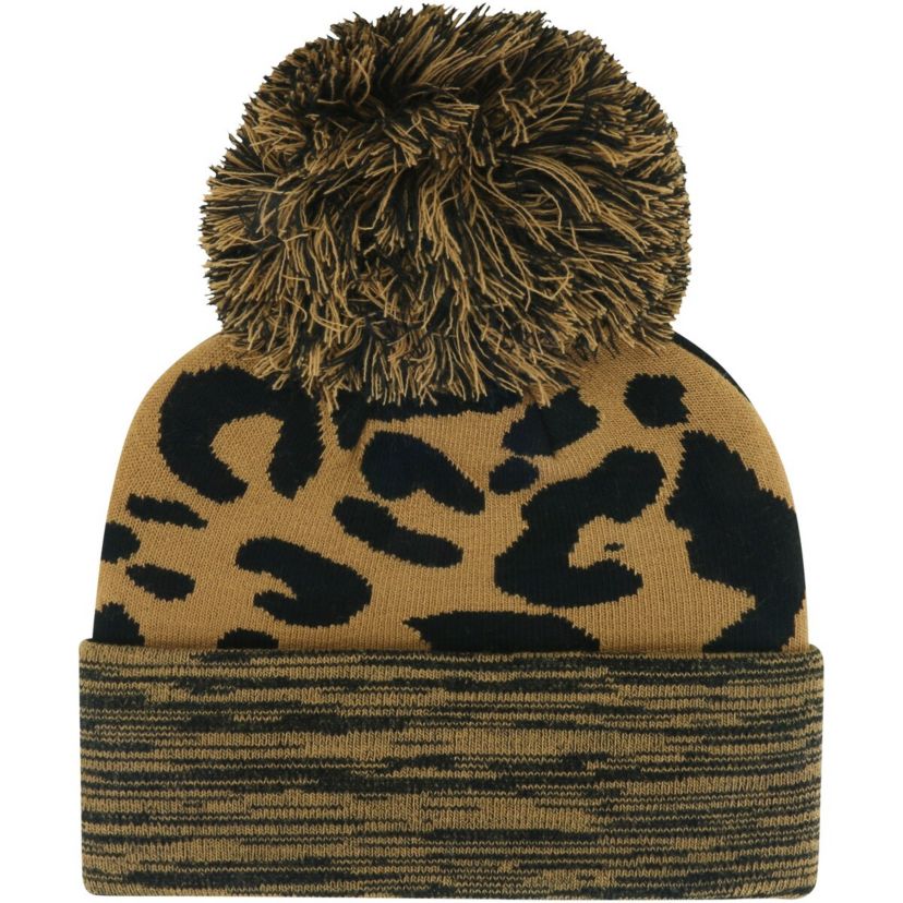 NCAA Wisconsin Badgers Rosette Cuffed Knit Hat with Pom