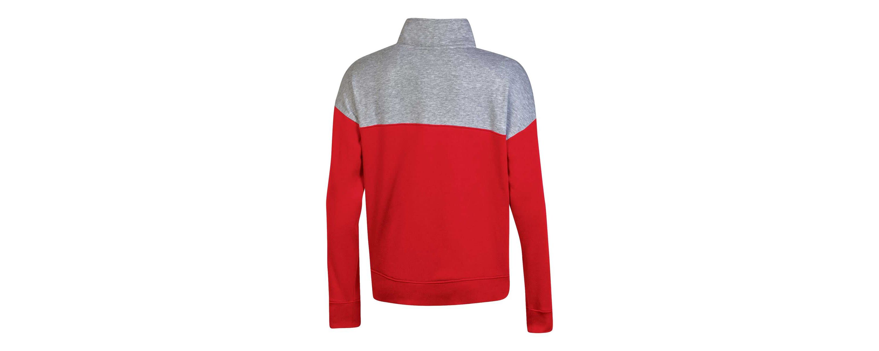 NCAA Georgia Bulldogs Color-Blocked Quarter-Zip Sweatshirt