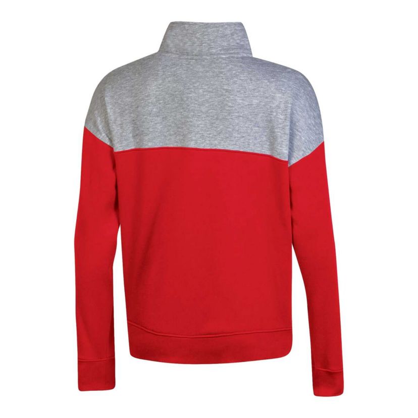 NCAA Georgia Bulldogs Color-Blocked Quarter-Zip Sweatshirt