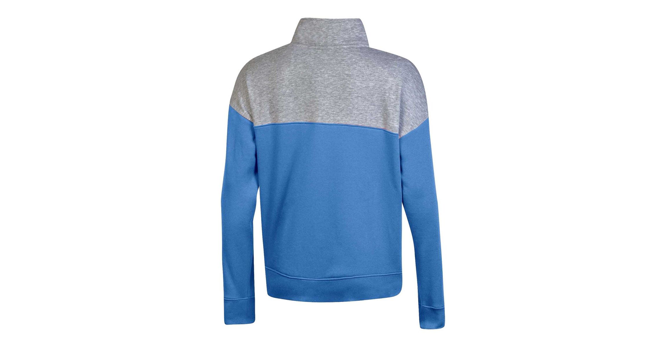 NCAA Carolina North Carolina Tar Heels Color-Blocked Quarter-Zip Sweatshirt
