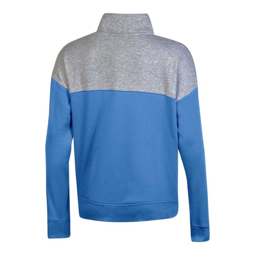 NCAA Carolina North Carolina Tar Heels Color-Blocked Quarter-Zip Sweatshirt