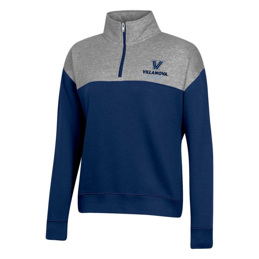 NCAA Villanova Wildcats Color-Blocked Quarter-Zip Sweatshirt