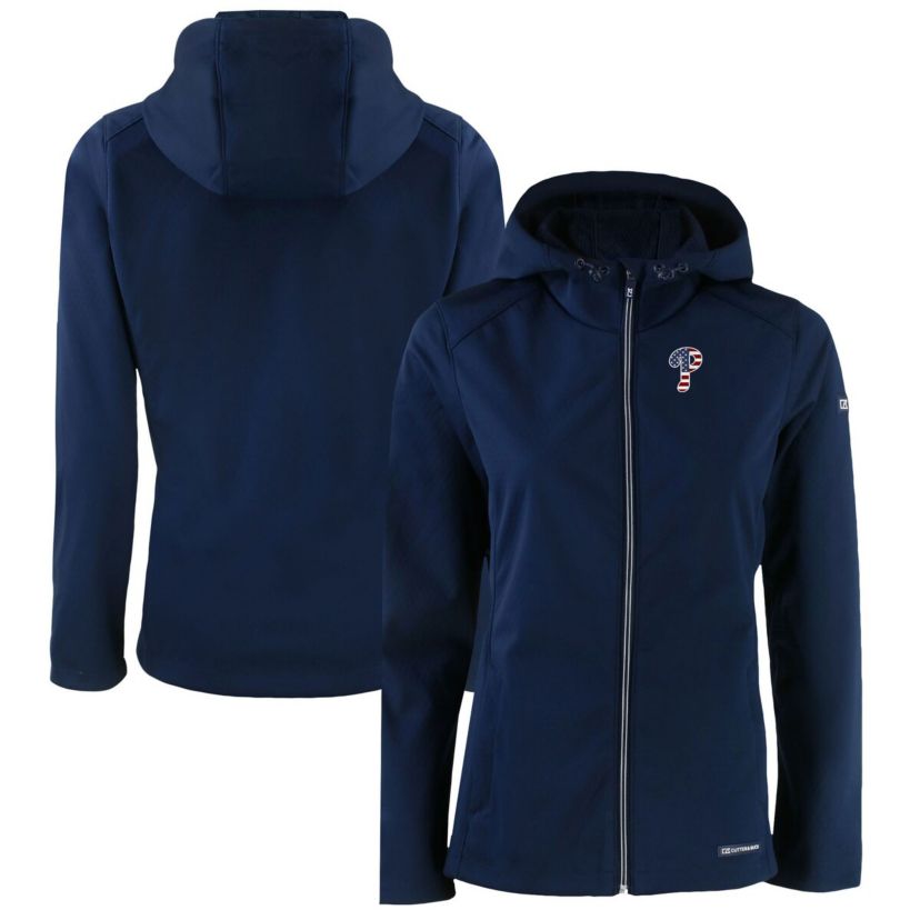 MLB Philadelphia Phillies Evoke Eco Softshell Recycled Full-Zip Jacket
