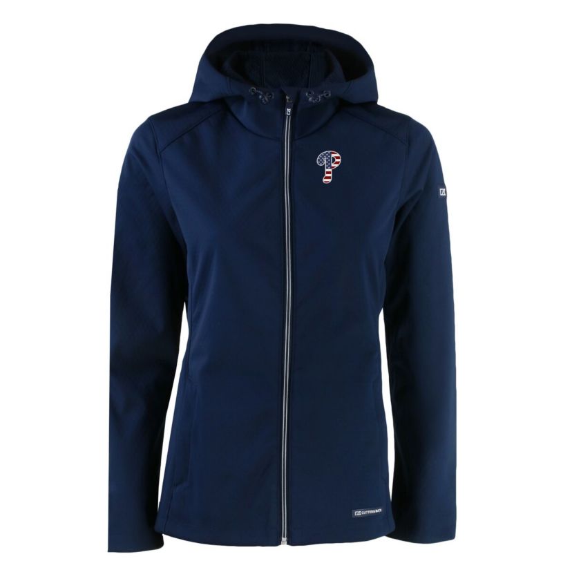 MLB Philadelphia Phillies Evoke Eco Softshell Recycled Full-Zip Jacket