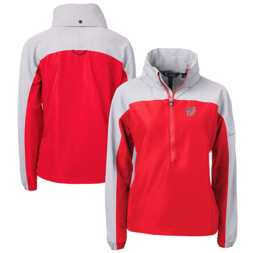 MLB Washington Nationals Charter Eco Recycled Anorak Jacket