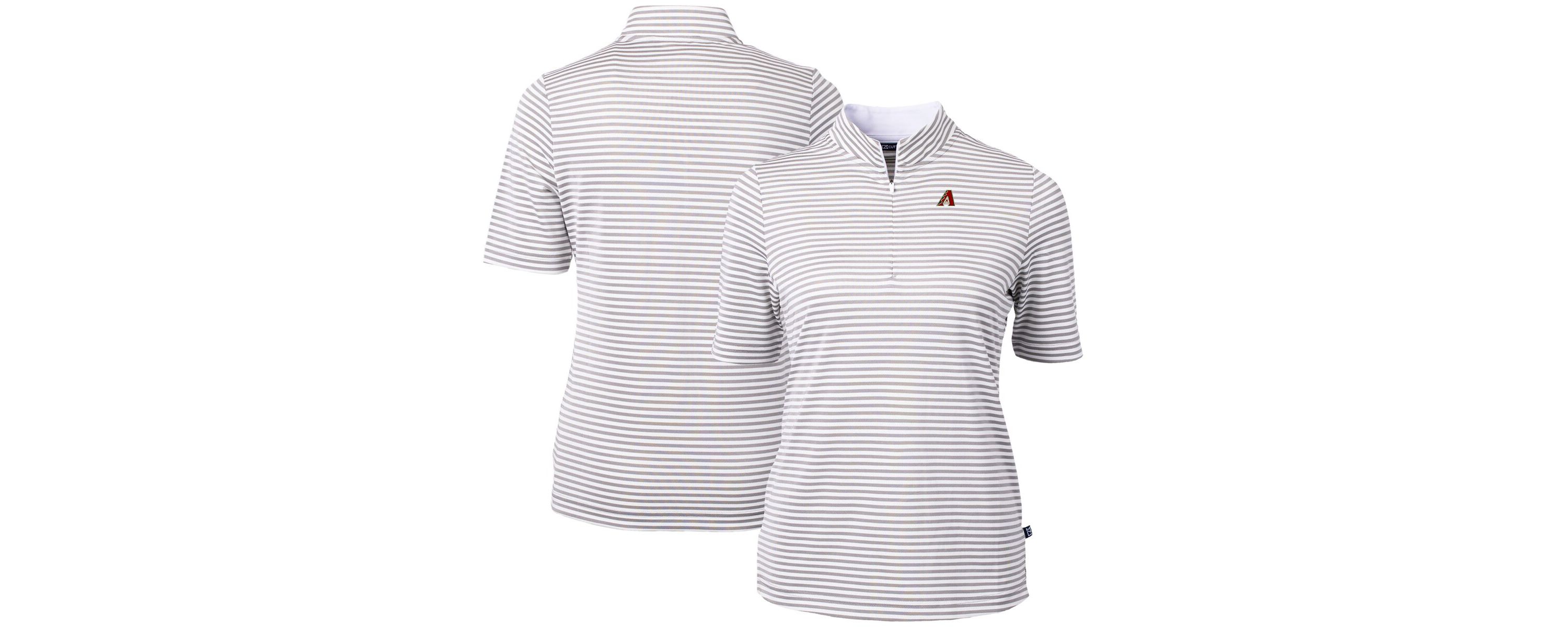MLB Arizona Diamondbacks Virtue Eco Pique Stripe Top