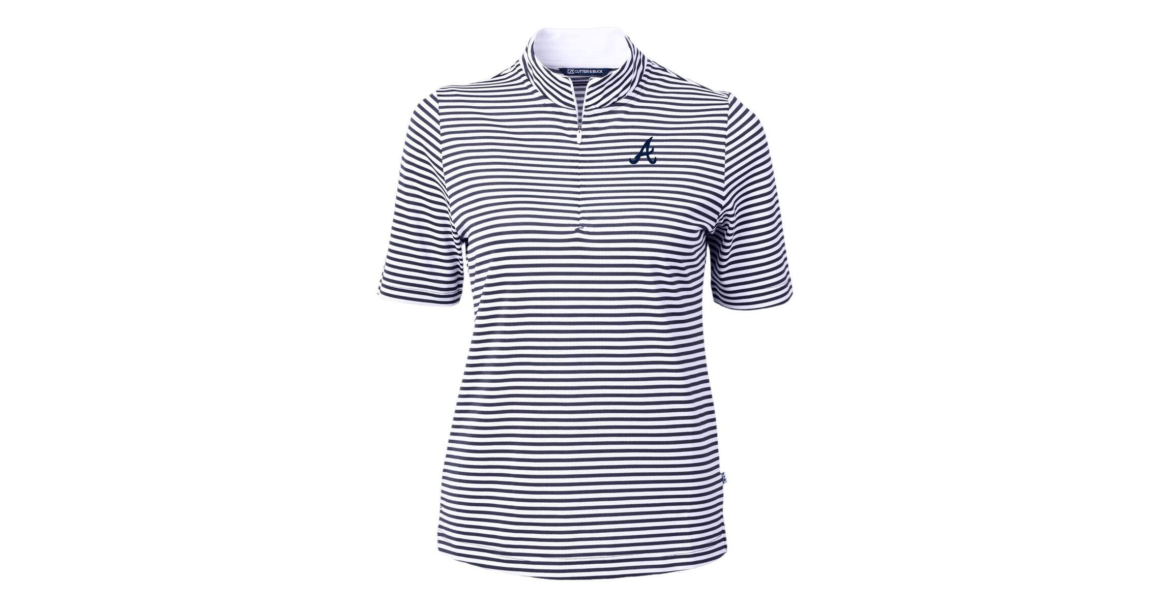 MLB Atlanta Braves Virtue Eco Pique Stripe Top