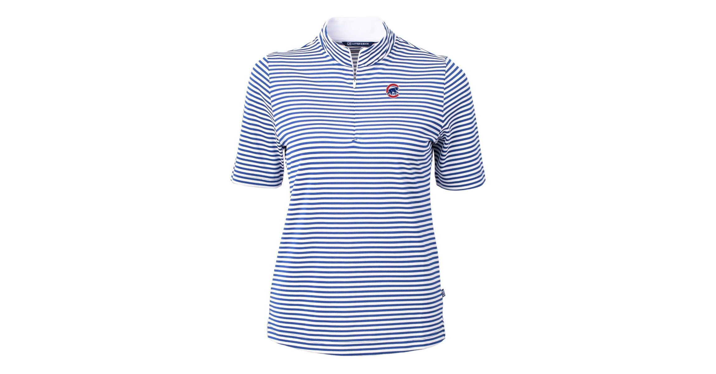 MLB Chicago Cubs Virtue Eco Pique Stripe Top