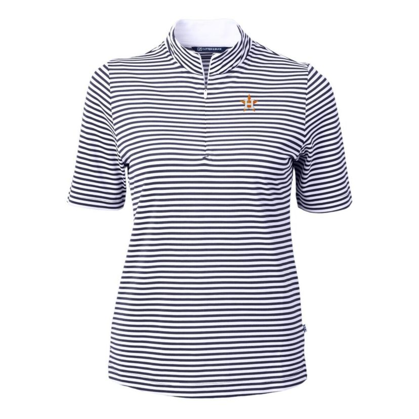 MLB Houston Astros Virtue Eco Pique Stripe Top