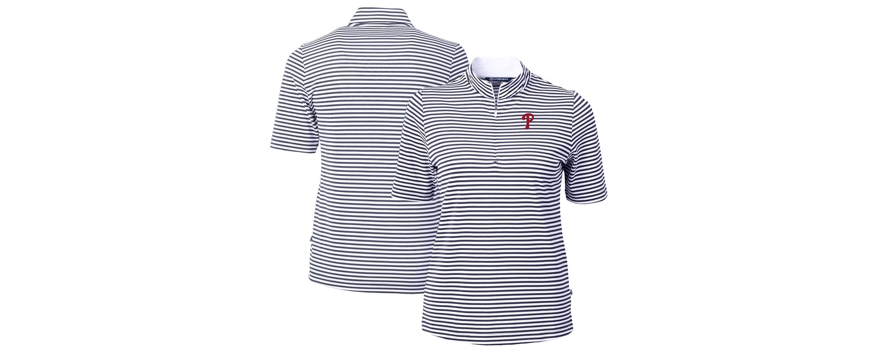 MLB Philadelphia Phillies Virtue Eco Pique Stripe Top