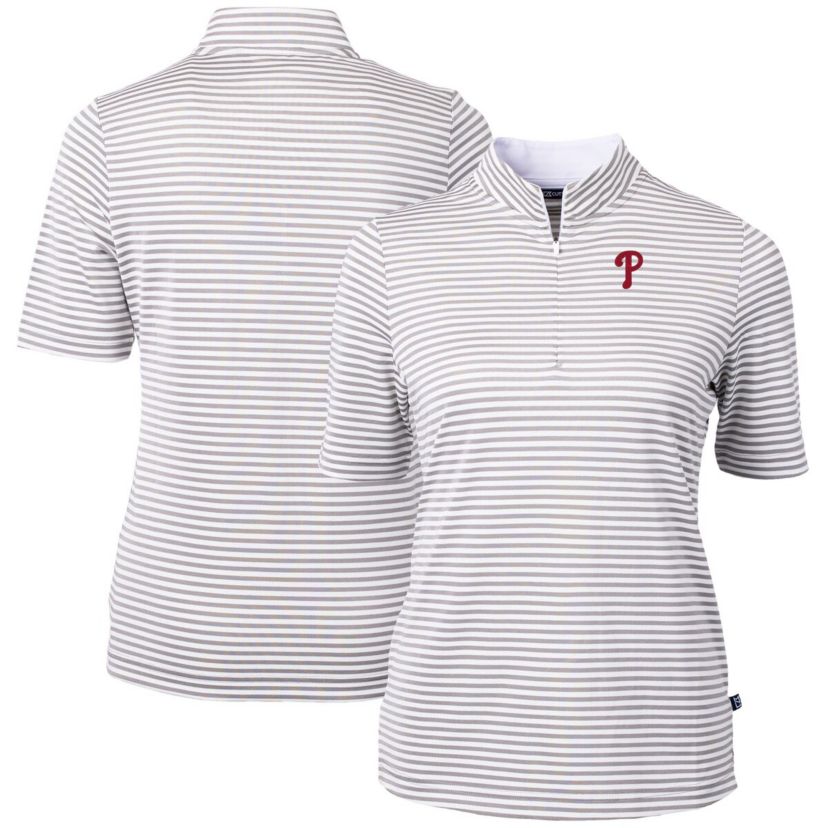 MLB Philadelphia Phillies Virtue Eco Pique Stripe Top