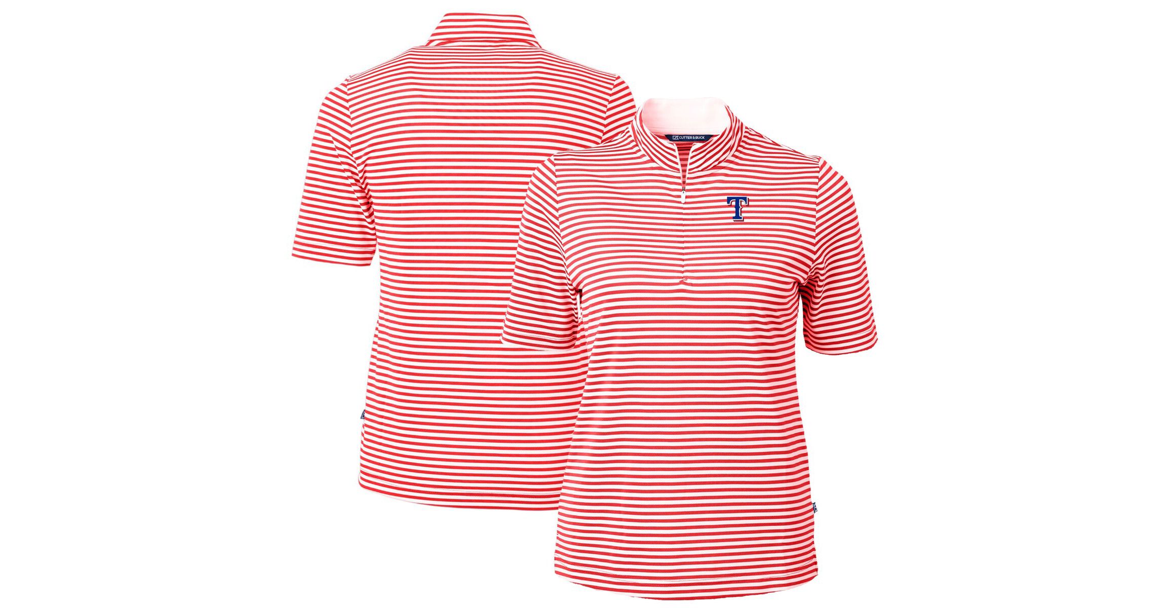 MLB Texas Rangers Virtue Eco Pique Stripe Top