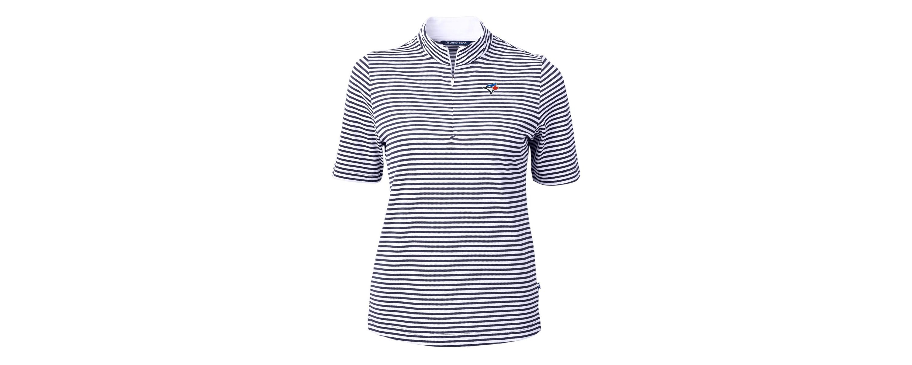 Toronto Blue Jays MLB Toronto Jays Virtue Eco Pique Stripe Top