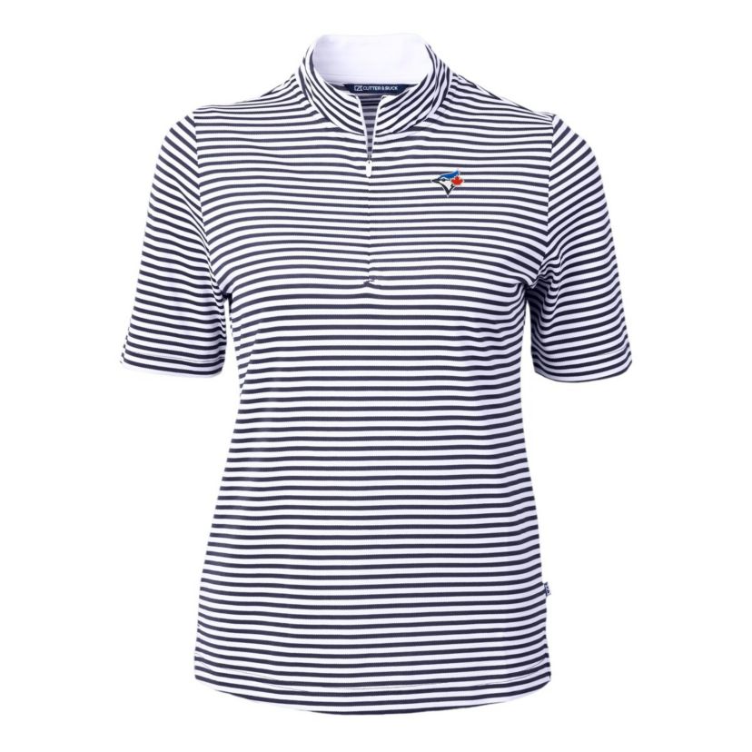 Toronto Blue Jays MLB Toronto Jays Virtue Eco Pique Stripe Top