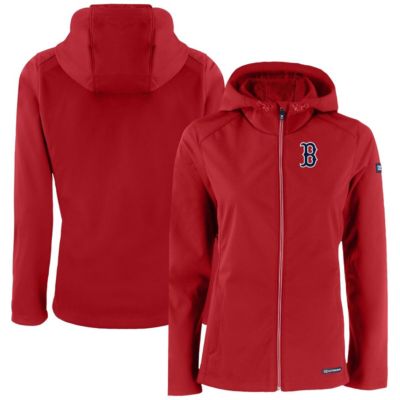 Cutter & Buck Boston Red Sox MLB Boston Sox Evoke Eco Softshell Recycled Full-Zip Jacket, Medium