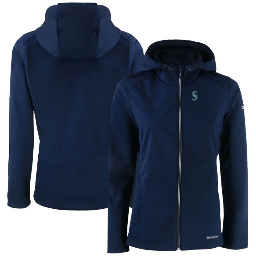 MLB Seattle Mariners Evoke Eco Softshell Recycled Full-Zip Jacket