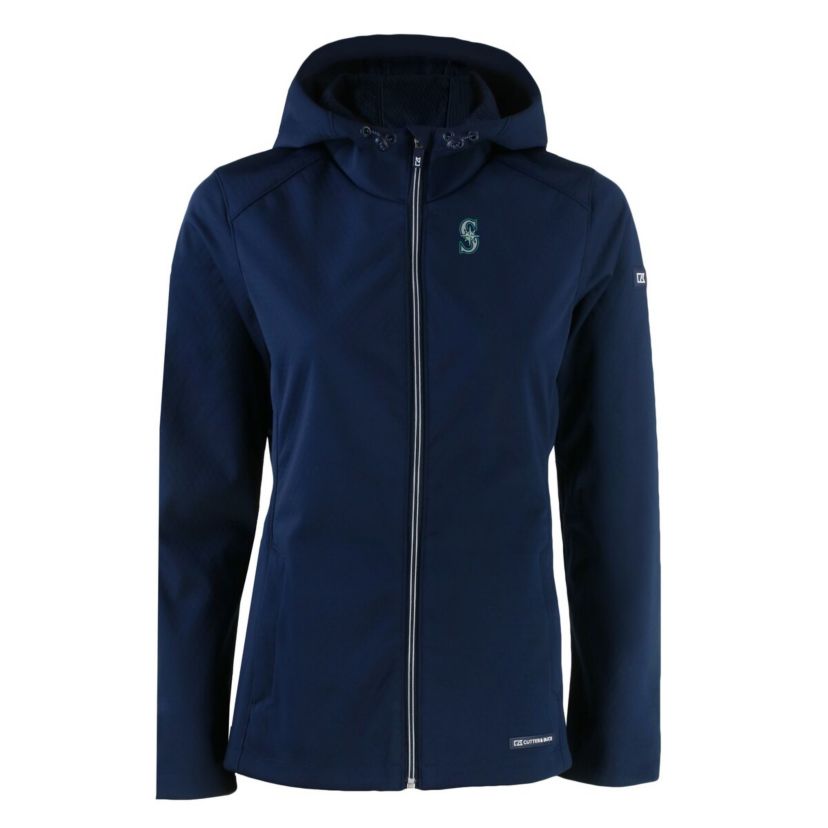 MLB Seattle Mariners Evoke Eco Softshell Recycled Full-Zip Jacket