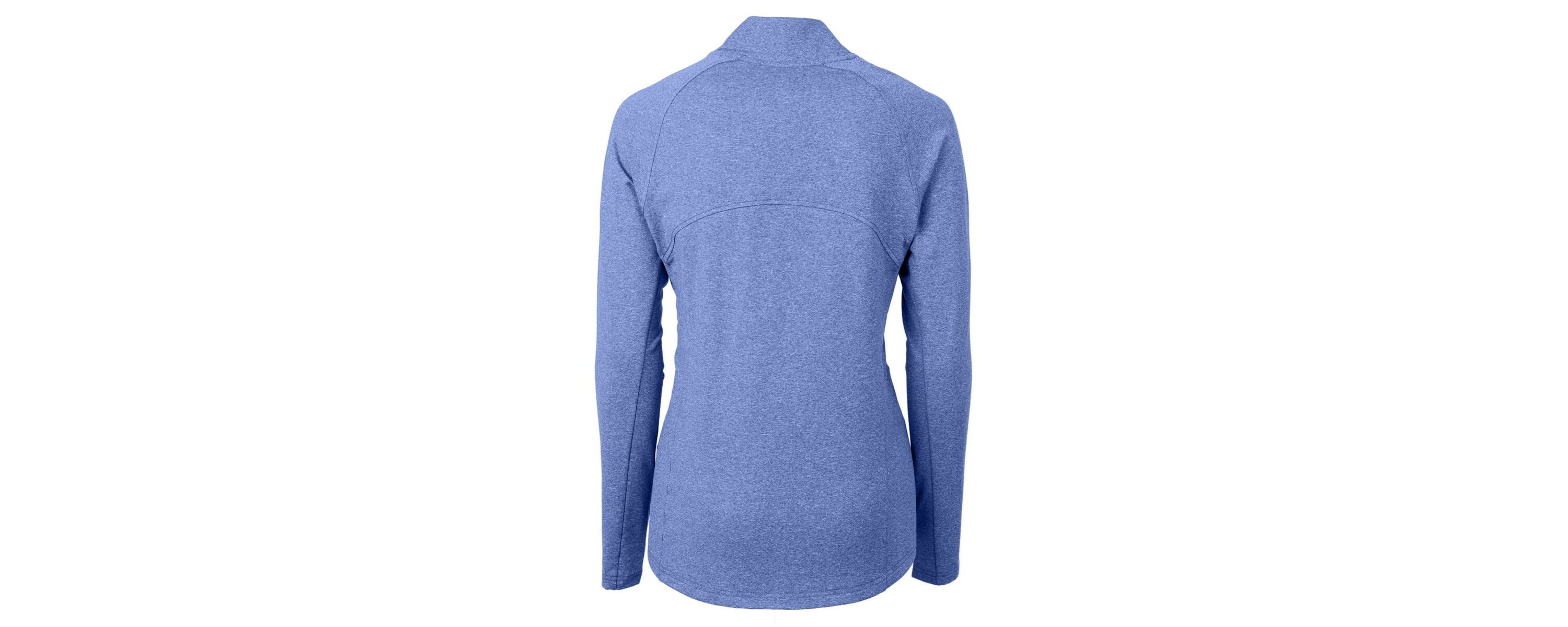 MLB Heather New York Mets Adapt Eco Knit Raglan Full-Zip Jacket