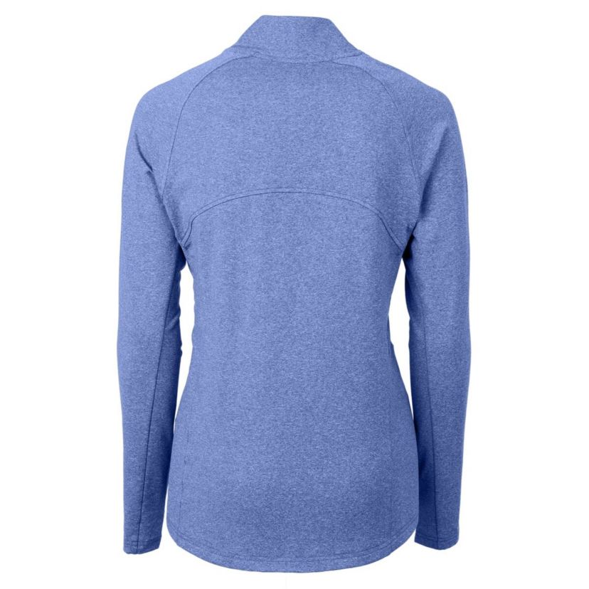 MLB Heather New York Mets Adapt Eco Knit Raglan Full-Zip Jacket