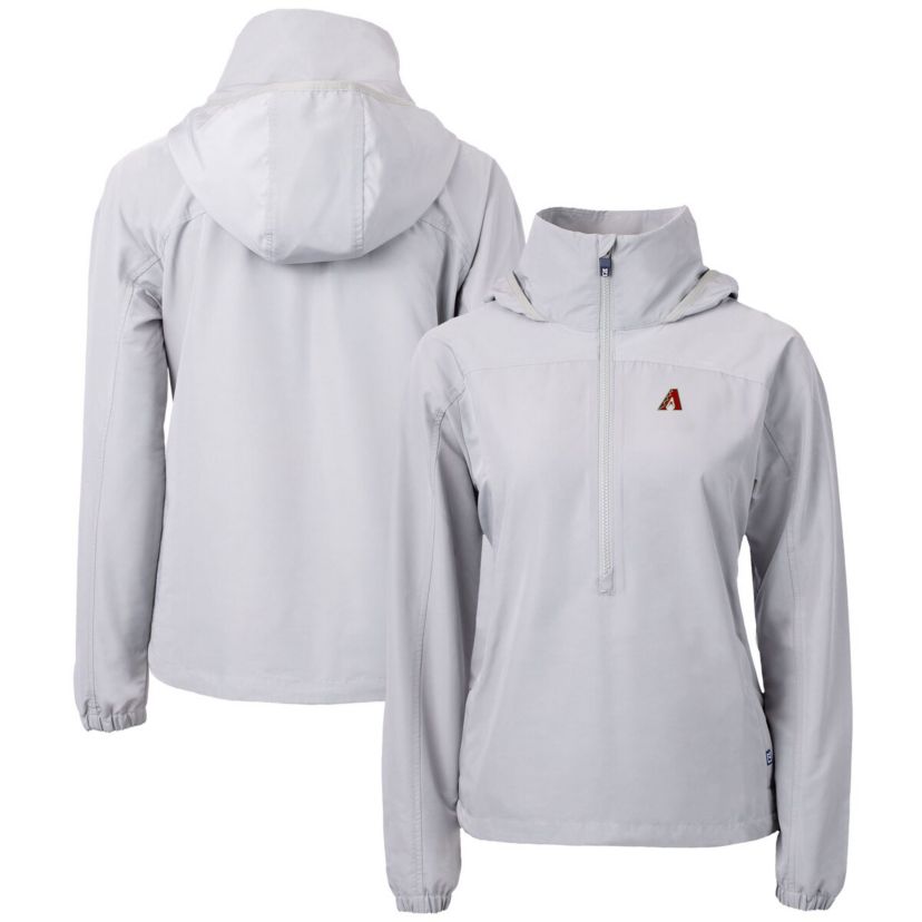 MLB Arizona Diamondbacks Charter Eco Recycled Half-Zip Anorak Jacket