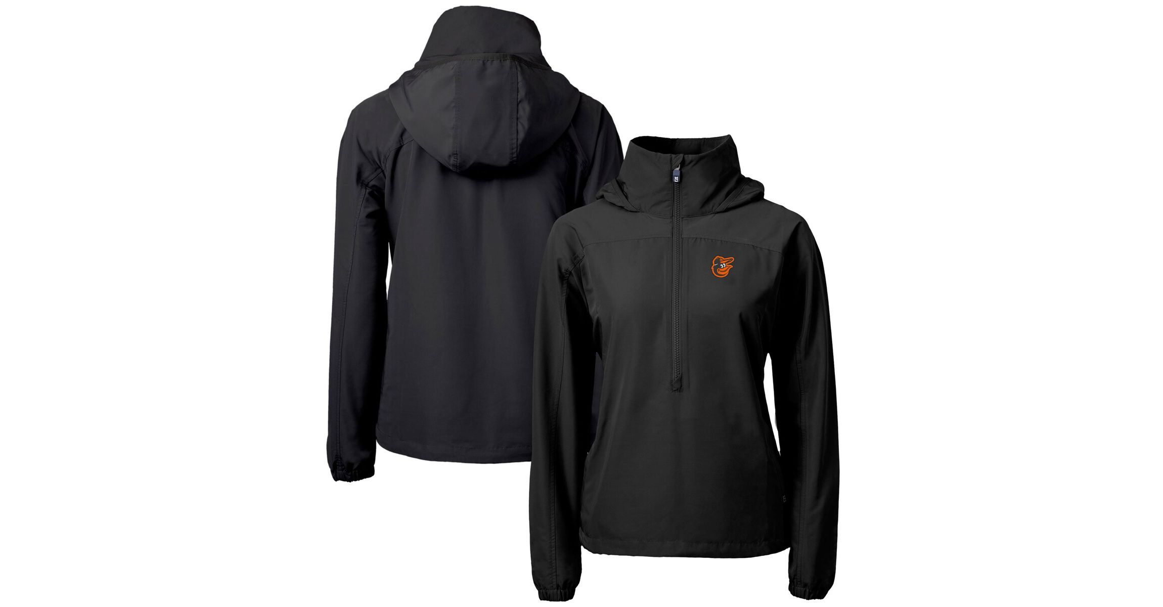 MLB Baltimore Orioles Charter Eco Recycled Half-Zip Anorak Jacket