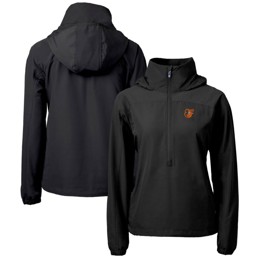 MLB Baltimore Orioles Charter Eco Recycled Half-Zip Anorak Jacket