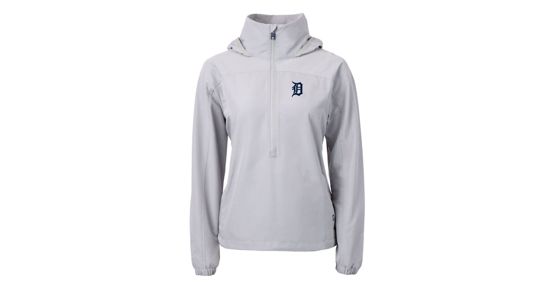 MLB Detroit Tigers Charter Eco Recycled Half-Zip Anorak Jacket