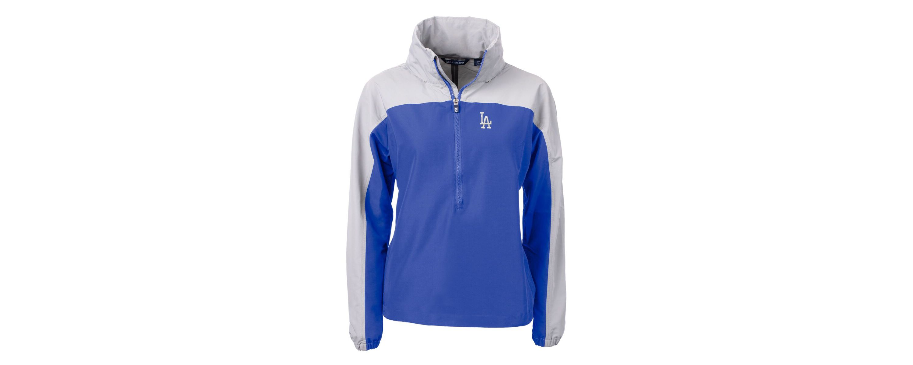MLB Los Angeles Dodgers Charter Eco Recycled Half-Zip Anorak Jacket