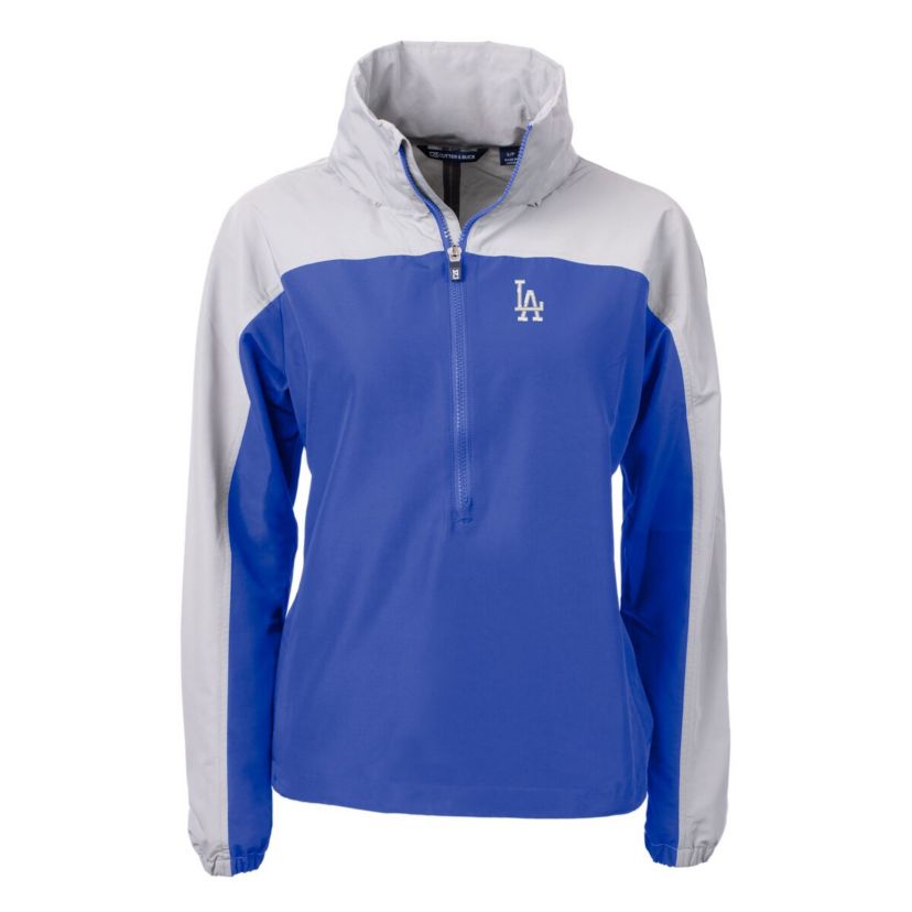 MLB Los Angeles Dodgers Charter Eco Recycled Half-Zip Anorak Jacket
