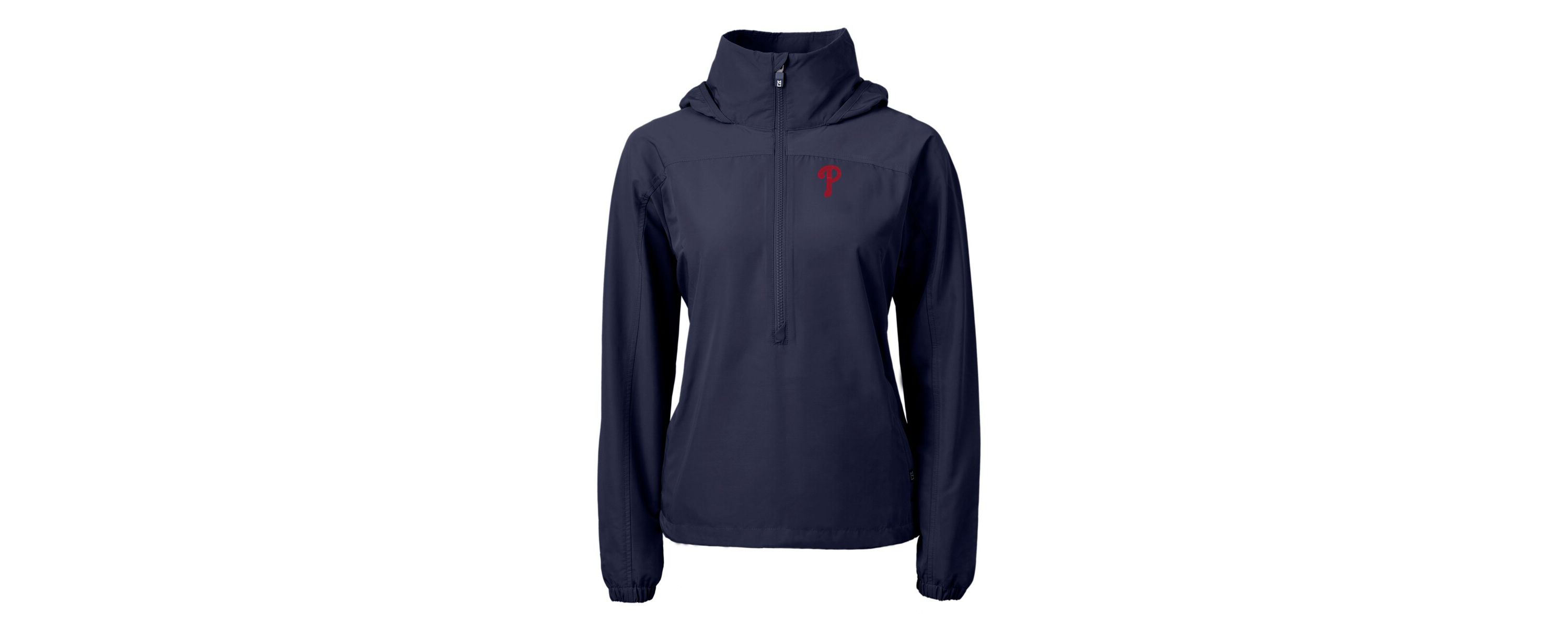 MLB Philadelphia Phillies Charter Eco Recycled Half-Zip Anorak Jacket
