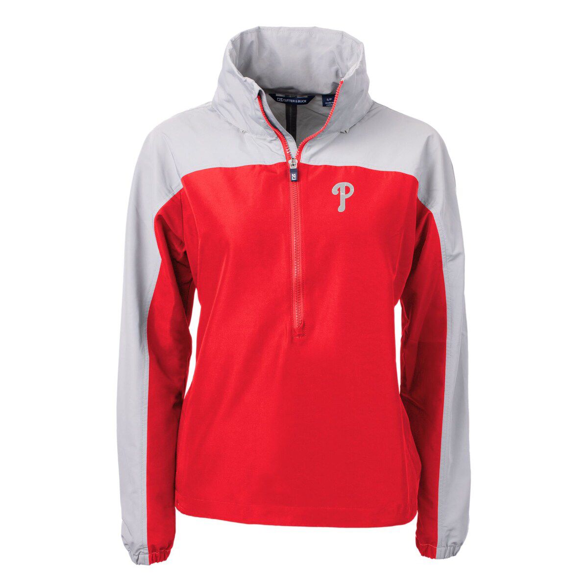 MLB Philadelphia Phillies Charter Eco Recycled Half-Zip Anorak Jacket