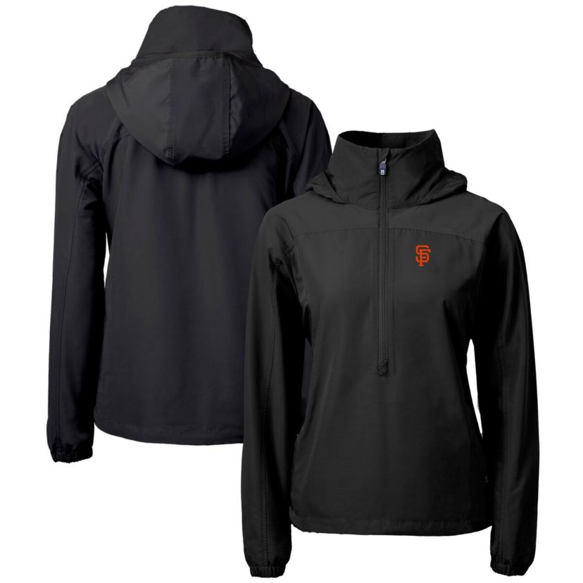 MLB San Francisco Giants Charter Eco Recycled Half-Zip Anorak Jacket