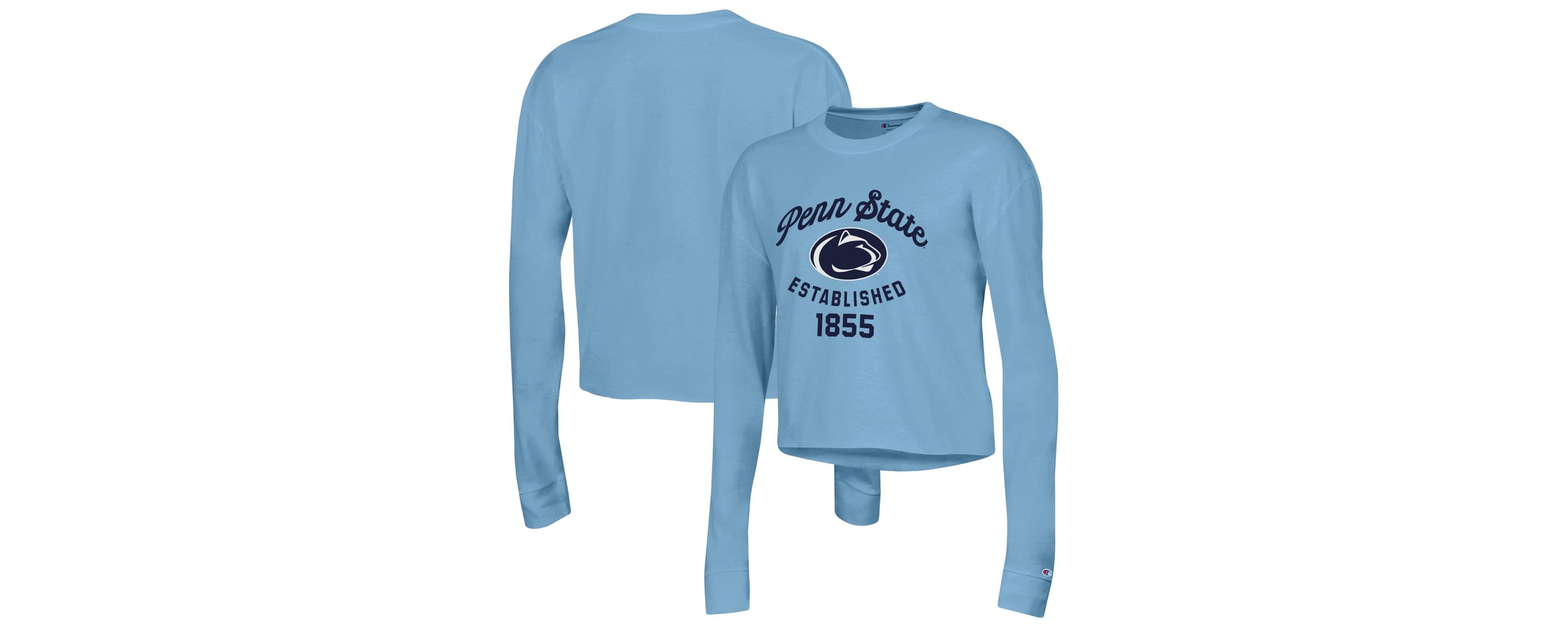 NCAA Penn State Nittany Lions Boyfriend Cropped Long Sleeve T-Shirt