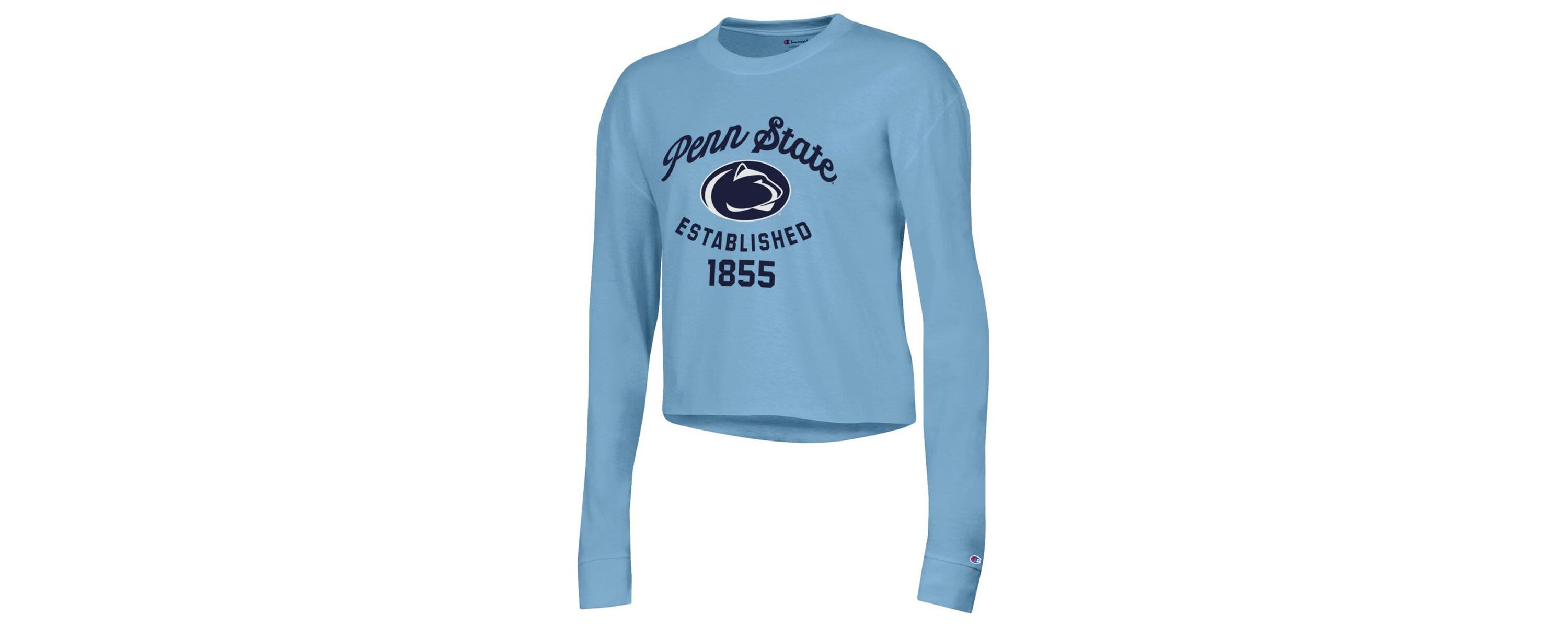 NCAA Penn State Nittany Lions Boyfriend Cropped Long Sleeve T-Shirt