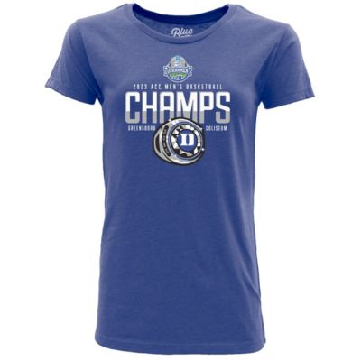 Blue 84 Duke Blue Devils NCAA Duke Devils 2023 ACC Basketball Conference Tournament s Locker Room TShirt