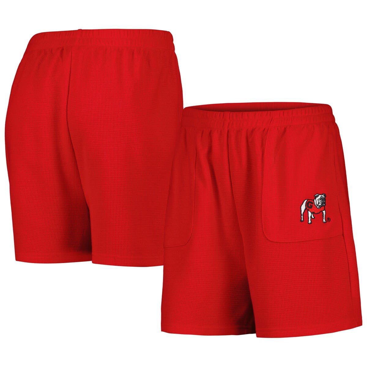NCAA Georgia Bulldogs Pocket Hit Grand Slam Waffle Shorts